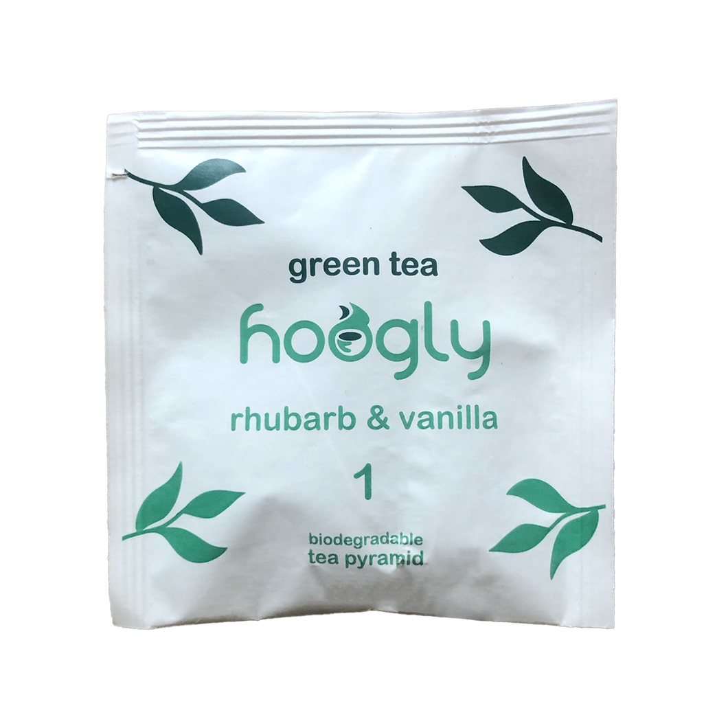 Rhubarb & Vanilla - Green Tea - Individual Envelopes x 250