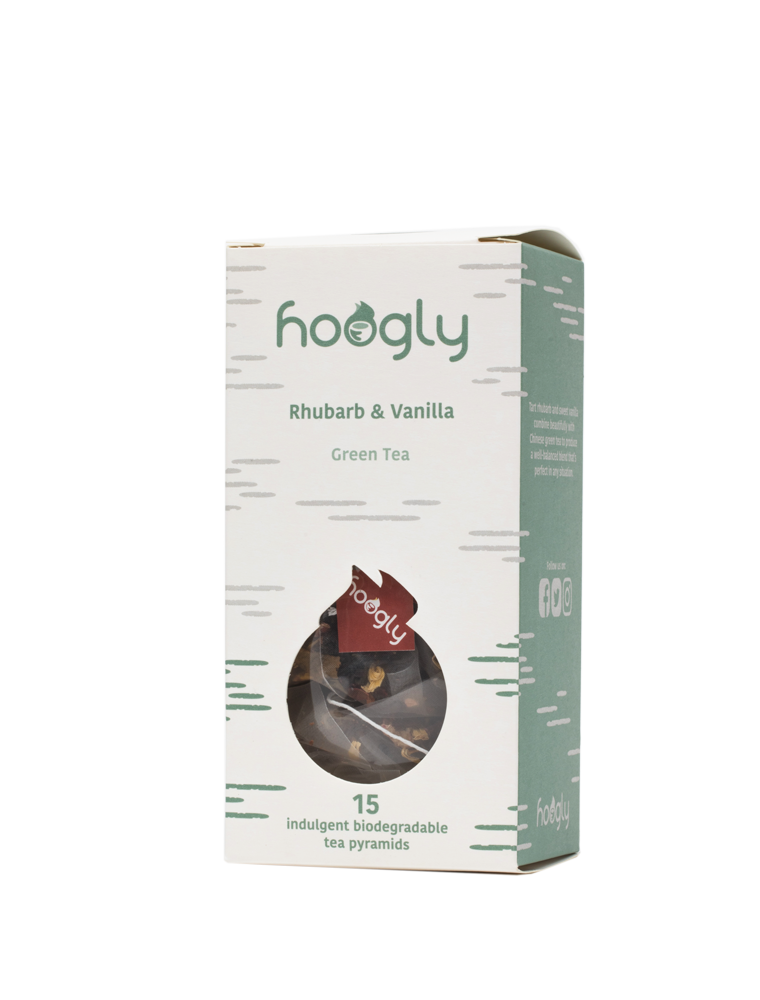 Rhubarb & Vanilla - Green Tea - Retail Case x 6