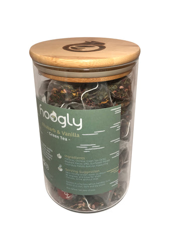 Rhubarb & Vanilla - Green Tea- Catering Pack 250 pyramid bags
