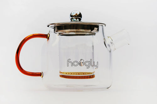 Silver Lid Teapot with Glass Filter