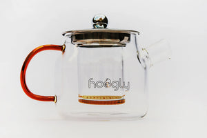 Silver Lid Teapot with Glass Filter